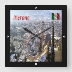 Relógio Quadrado TAA033 MERAN MERANO, Vista aérea,