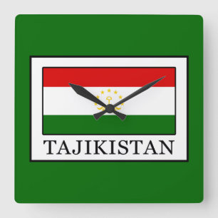 Relógio Quadrado Tajiquistão