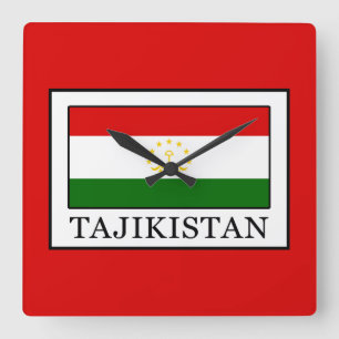 Relógio Quadrado Tajiquistão