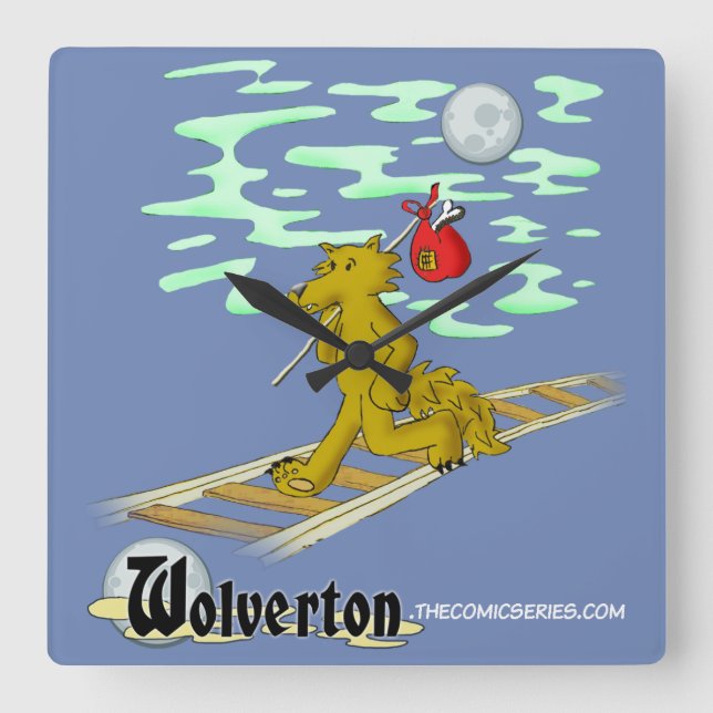 Relógio Quadrado Talbot nas trilhas (Frente)