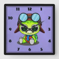 Tartaruga de Cartoon em Aviador