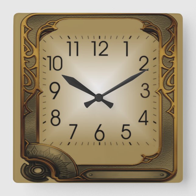 Relógio Quadrado Tecnologia (Frente)