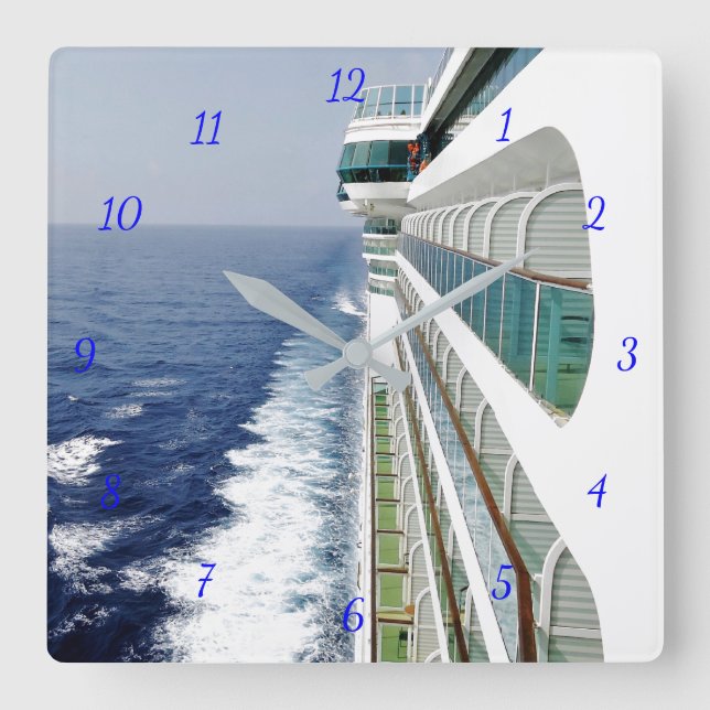 Relógio Quadrado Tempo da fileira do balcão (Frente)