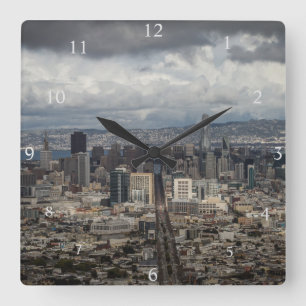 Relógio Quadrado Tempo de San Francisco