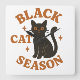 Relógio Quadrado temporada de Black cat