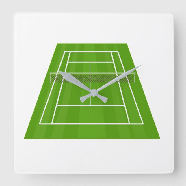 Relógio Quadrado Tênis (Frente)