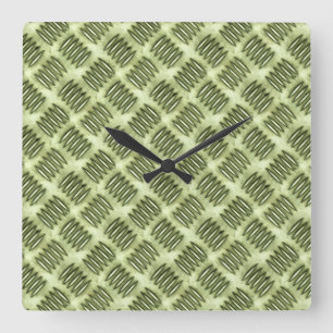 Relógio Quadrado Textura de aço da diagonal do revestimento do