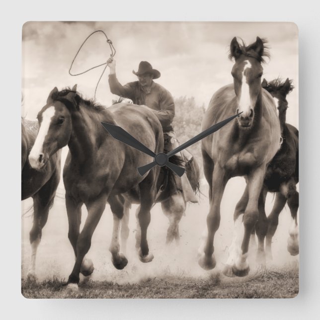 Relógio Quadrado The Chase I (Frente)