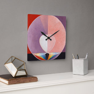 Relógio Quadrado The Dove, No.2, por Hilma af Klint