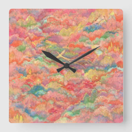 Relógio Quadrado The Phoenix's Flight