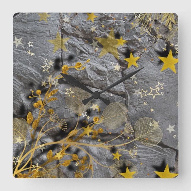 Relógio Quadrado The Stone wall (Frente)