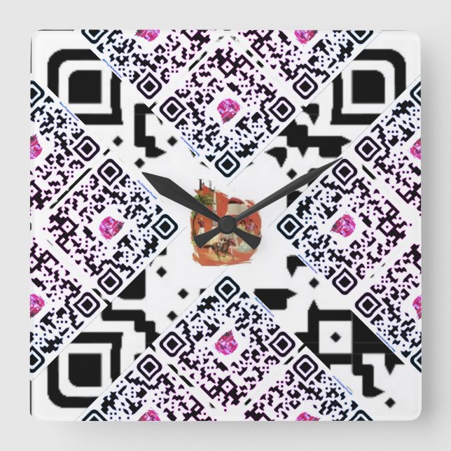 Relógio Quadrado #thesurfingmermaid_Florida (Frente)