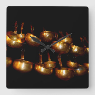 Relógio Quadrado Tibetano Ladle