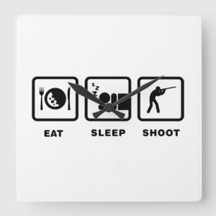 Relógio Quadrado Tiro