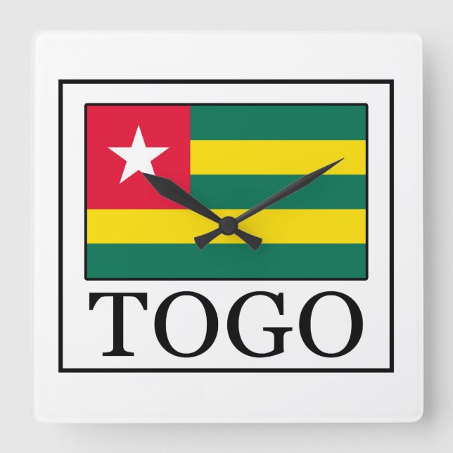 Relógio Quadrado Togo (Frente)