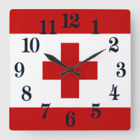 Tonga Island Flag Red Cross