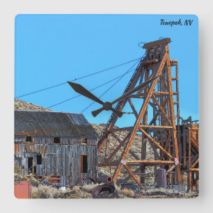 Relógio Quadrado Tonopah Nevada
