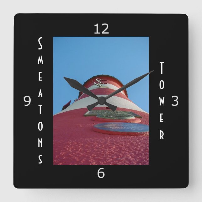 Relógio Quadrado Torre de Smeaton, Hoe de Plymouth (Frente)