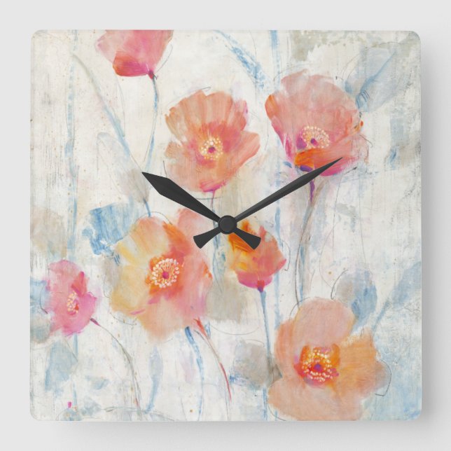 Relógio Quadrado Translúcido II (Frente)