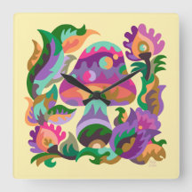 Trivet Mágico do Arco-Íris de Cogumelo