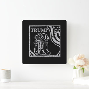 RELÓGIO QUADRADO TRUMP