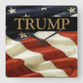 RELÓGIO QUADRADO TRUMP