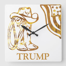 RELÓGIO QUADRADO TRUMP