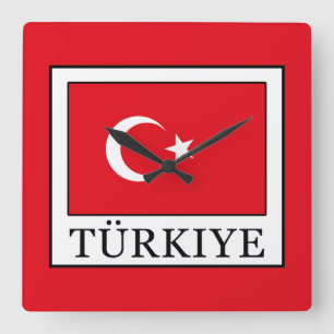 Relógio Quadrado Türkiye