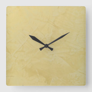 Relógio Quadrado Tuscan Sun Faux Finalizar Wallclock Quadrado