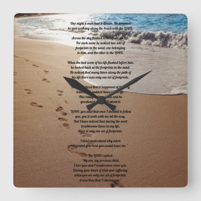 Relógio Quadrado Um grupo de pulso de disparo de parede quadrado (Frente)