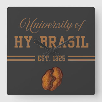 Relógio Quadrado Universidade de Hy-Brasil, Est. 1325