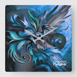 Relógio Quadrado Unstoppable Raptor – Fuel Strength, Rule the Wild