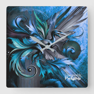 Relógio Quadrado Unstoppable Raptor – Fuel Strength, Rule the Wild