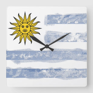 Relógio Quadrado Uruguai