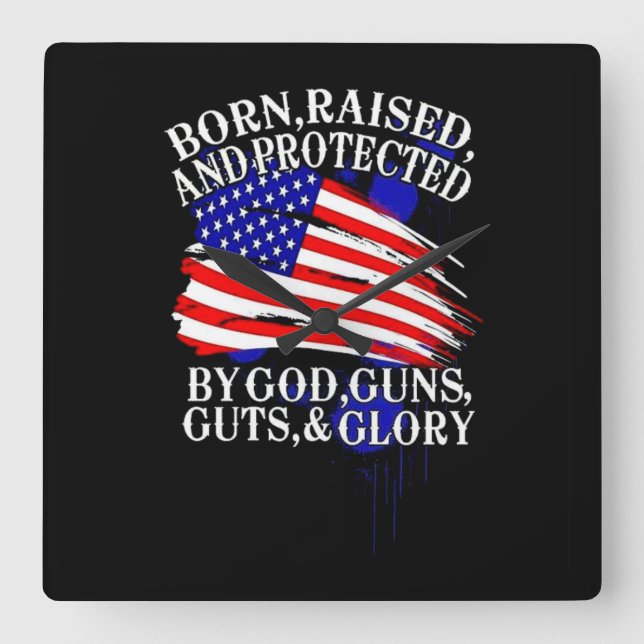 Relógio Quadrado usa clock (Frente)