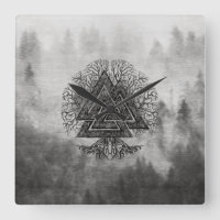 Valknut e árvore de vida Yggdrasil