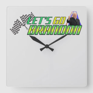 Relógio Quadrado Vamos Go Brandon
