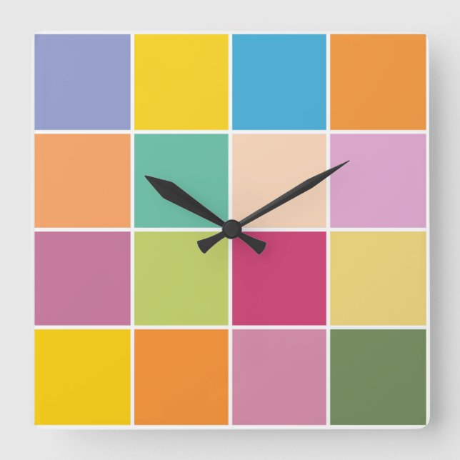 Relógio Quadrado Verificadores de Pulverização Reproduzíveis (Frente)