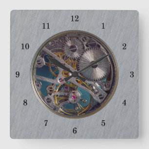 Relógio Quadrado Very Fun Simulated Transparent Wall Clock