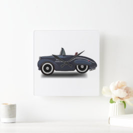 Relógio Quadrado Viajando pelo tempo