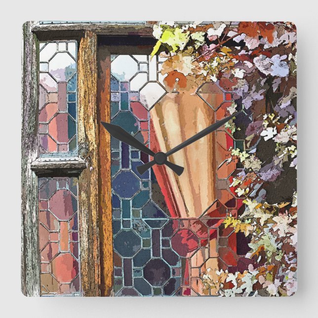 RELÓGIO QUADRADO VICTORIAN INGLATERRA (Frente)