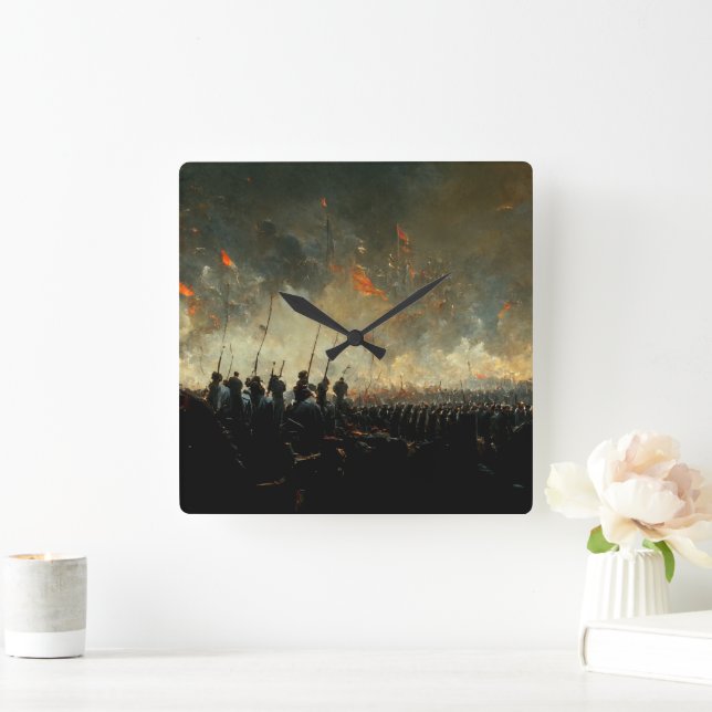 Relógio Quadrado Victory (Lar)