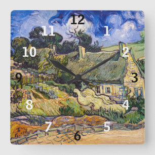 Relógio Quadrado Vincent Van Gogh - Cabanas de Cordeville