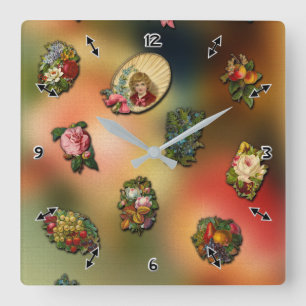 Relógio Quadrado VinClip Wall Clock