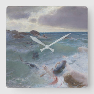 Relógio Quadrado Vingança dos centauros, c.1890 (óleo em canvas)