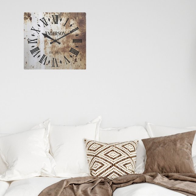 Relógio Quadrado Vintage - Chique Russo - Antiguidade (Criador carregado)