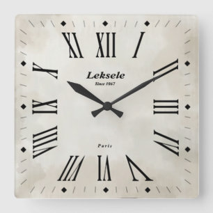 Relógio Quadrado Vintage elegance clock