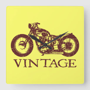 Relógio Quadrado Vintage Triumph