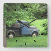 Vintage Truck Wall Clock