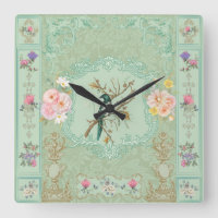 Vintage Vitoriian Pastel Floral Rococo